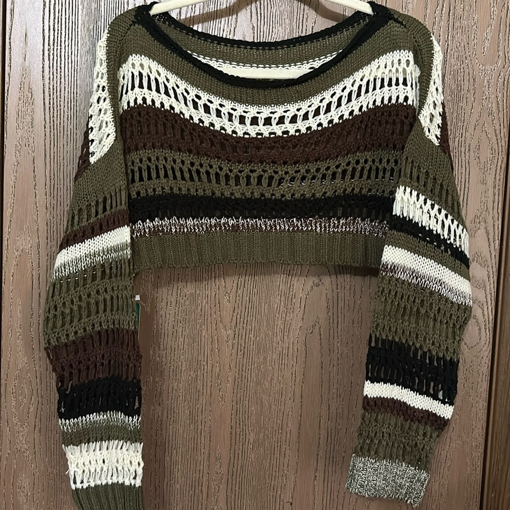SHEIN Knitted Cropped Sweater